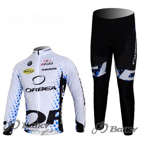 Orbea Maillot blanco mangas larga